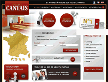 Tablet Screenshot of cabinetcantais.com
